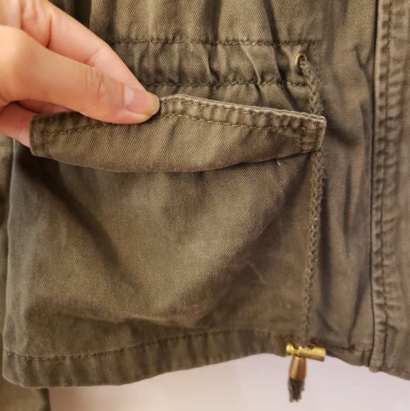 Hunter Green Army/Military Style Jacket - Picture 3 of 10